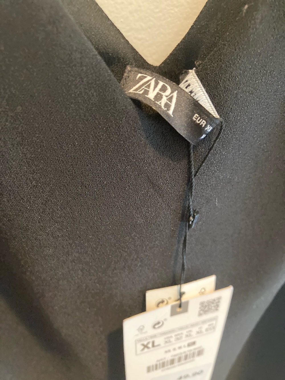 Zara Black V-Neck Slip Maxi dress. NWT - Picture 7 of 9